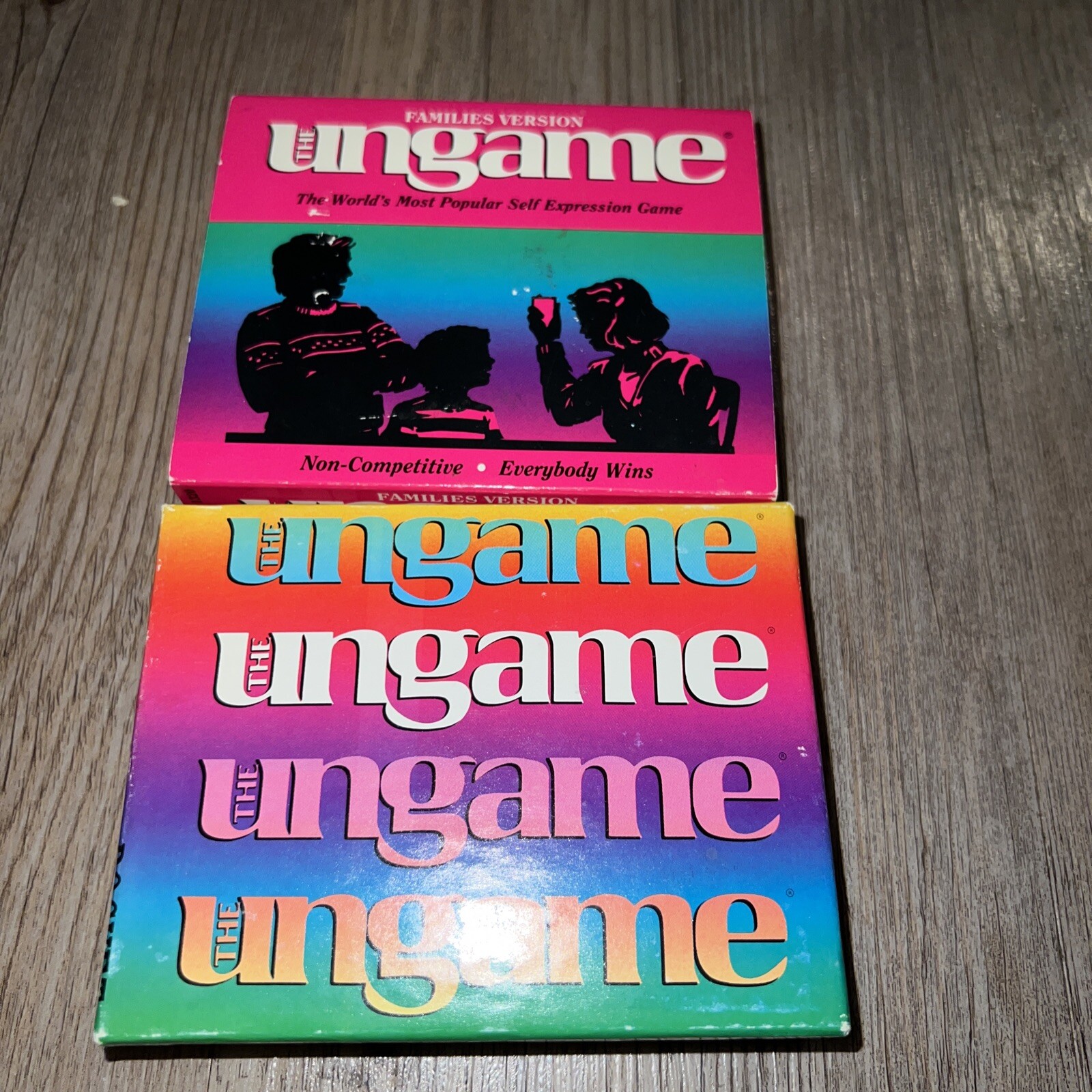 The Ungame Travel Size All Ages Family Version Self Expression Game Vintage New
