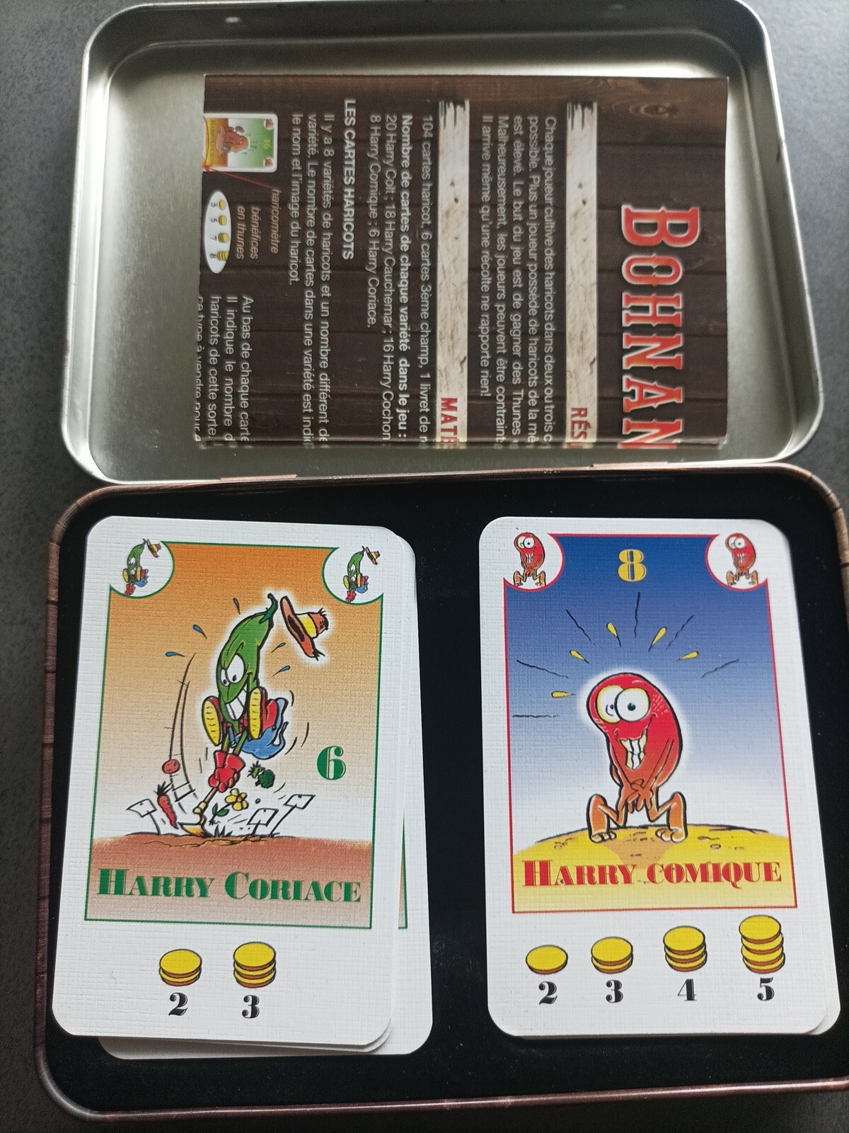 Bohnanza, strategy game, sow, grow and sell!