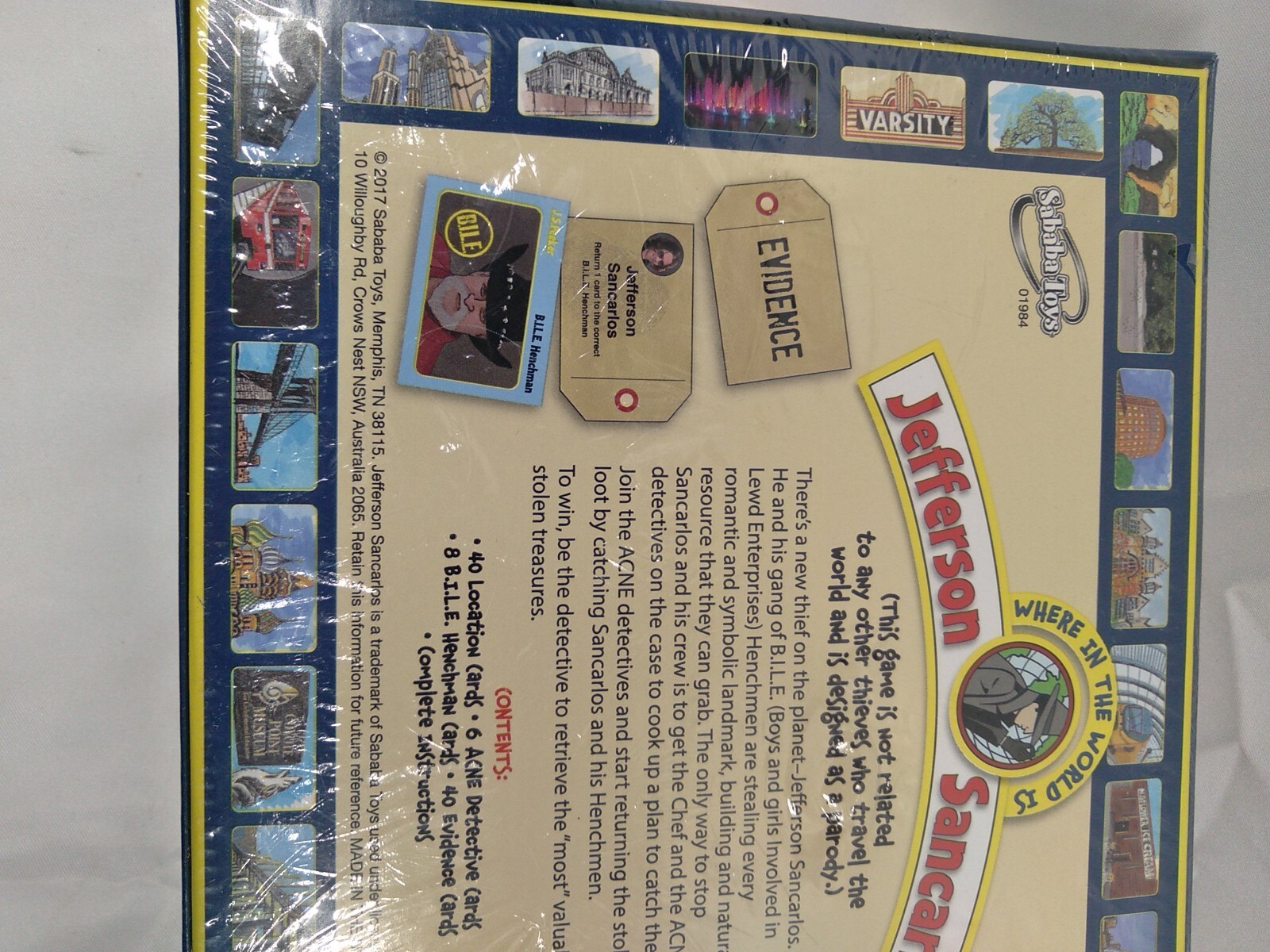Where in the World Is Jefferson Sancarlos Game Mystery 14 & Up Sababa Toys New