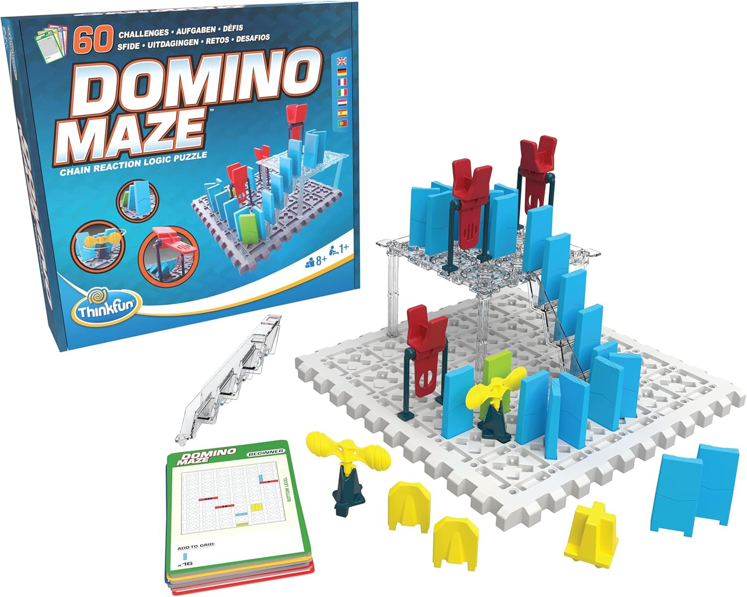 Think Fun 44001012 Thinkfun Domino Maze STEM Toy and Logic Game for Boys and Gir