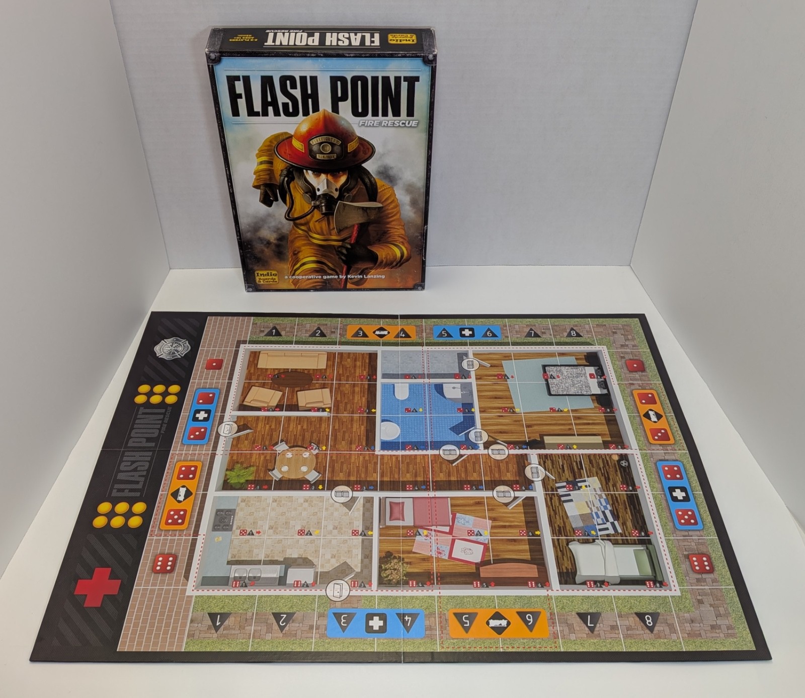 Flash Point Fire Rescue Board Game 1st Edition Indie Boards & Cards Complete