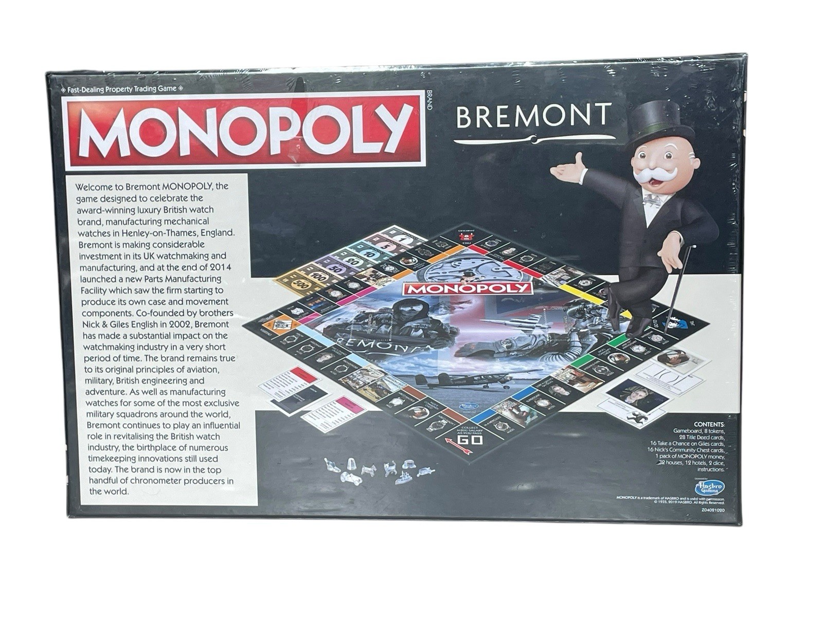 Monopoly Bremont limited collector’s edition Hasbro Factory Sealed Luxury Watch