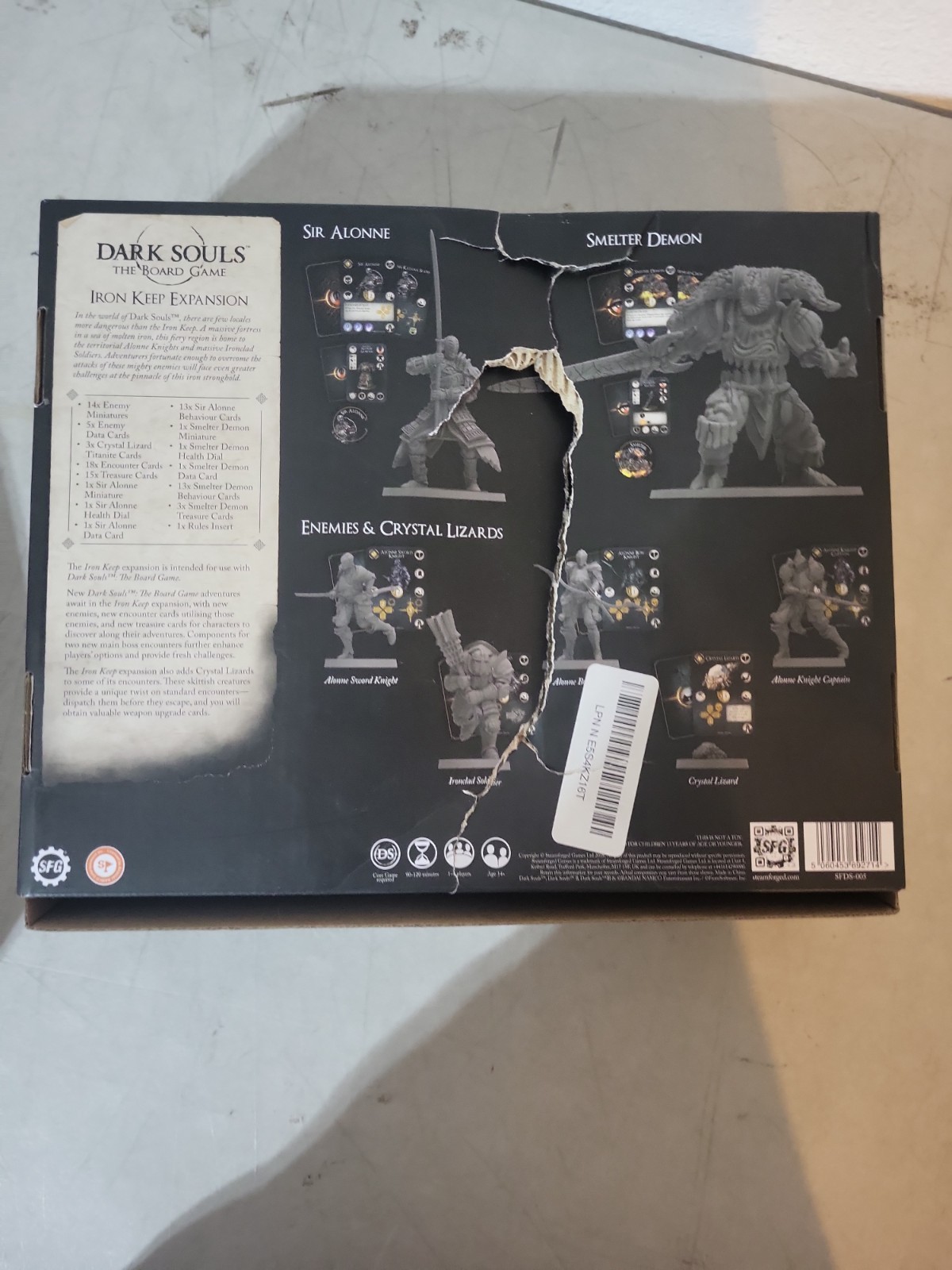 Dark Souls TBG Expansions: Words Boreal, Iron Keep, & Characters- Used