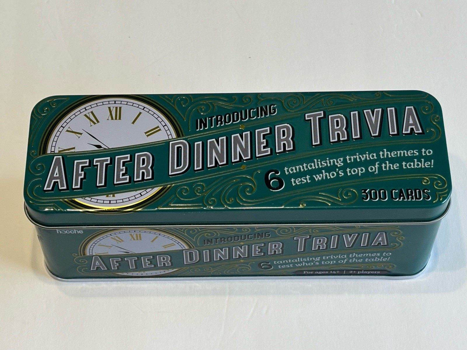 After Dinner Trivia Game by Hacche Ages 14 and Up For 2 or more Players NOB