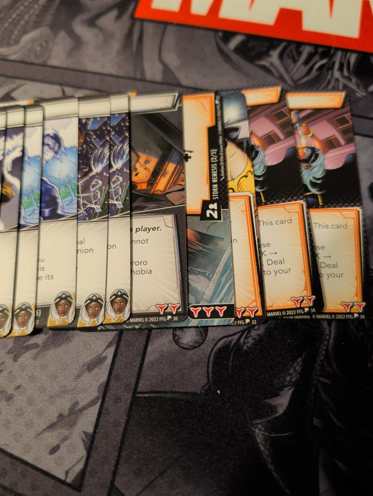 Marvel Champions LCG Storm Hero Cards ONLY
