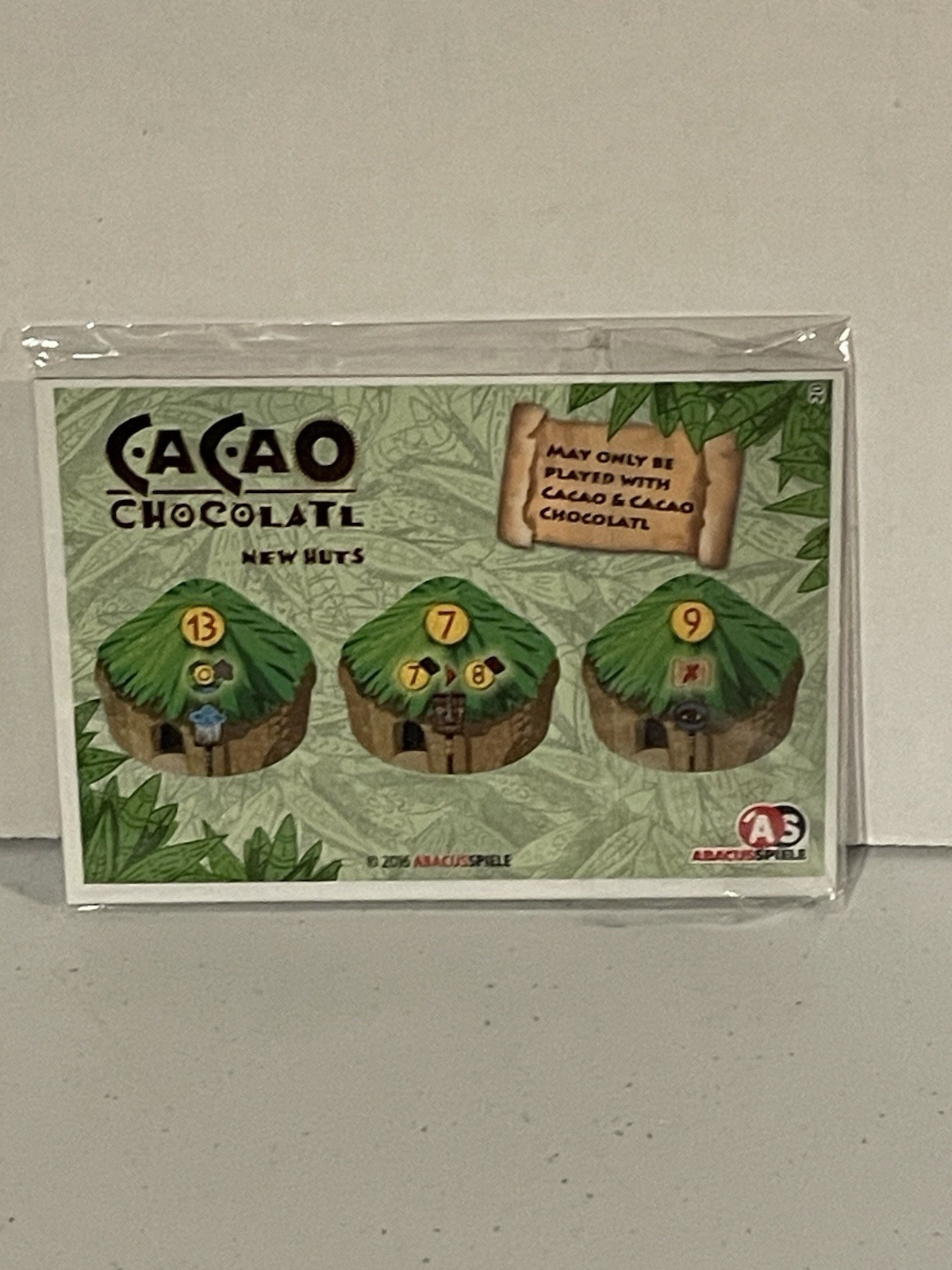 2016 Promo CACAO CHOCOLATL 6 NEW HUTS Brettspiel Game