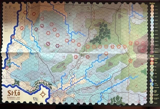 St. Lo, Normandy 1944 The Breakout Begins COMPLETE OPEN BOX by West End Games