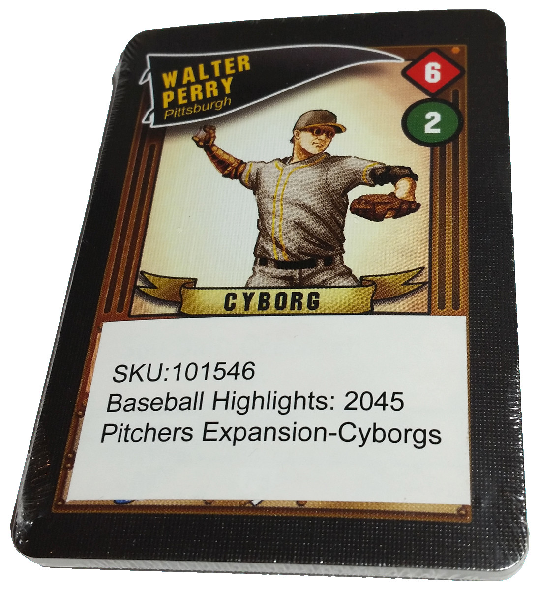 2045 Board Game 10 Cyborg Pitchers Expansion Pack #5 Cards Baseball Highlights