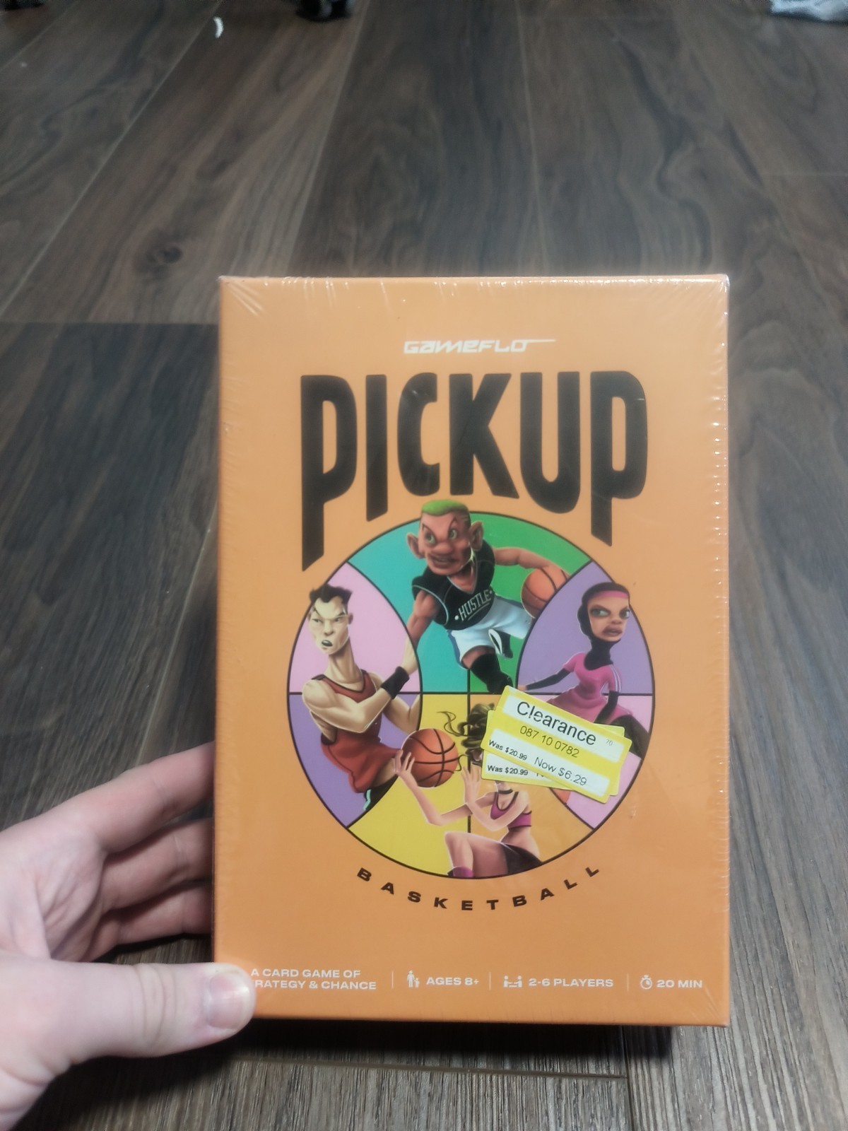 Gameflo Pickup Basketball Card Game Of Strategy Ages 8+ 2 – 6 Players NIP Sealed