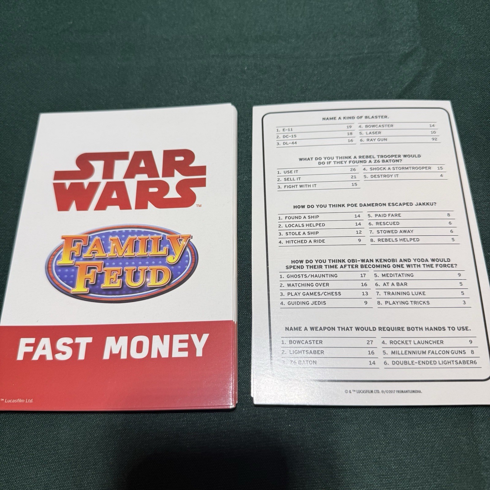 Star Wars Family Feud Board Game Disney Cardinal Star Wars Edition Ships Free