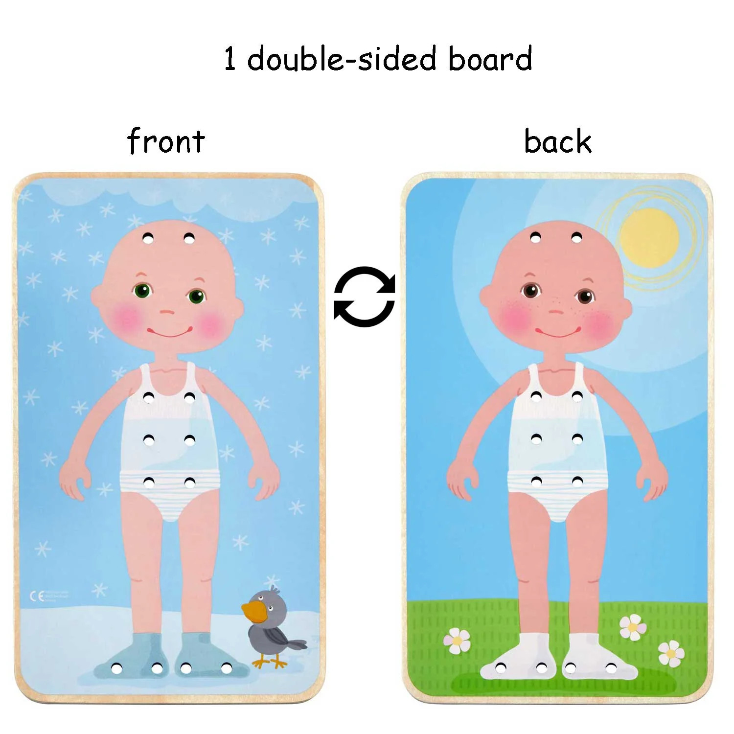 HABA My First Threading Game – Dress Up Fun