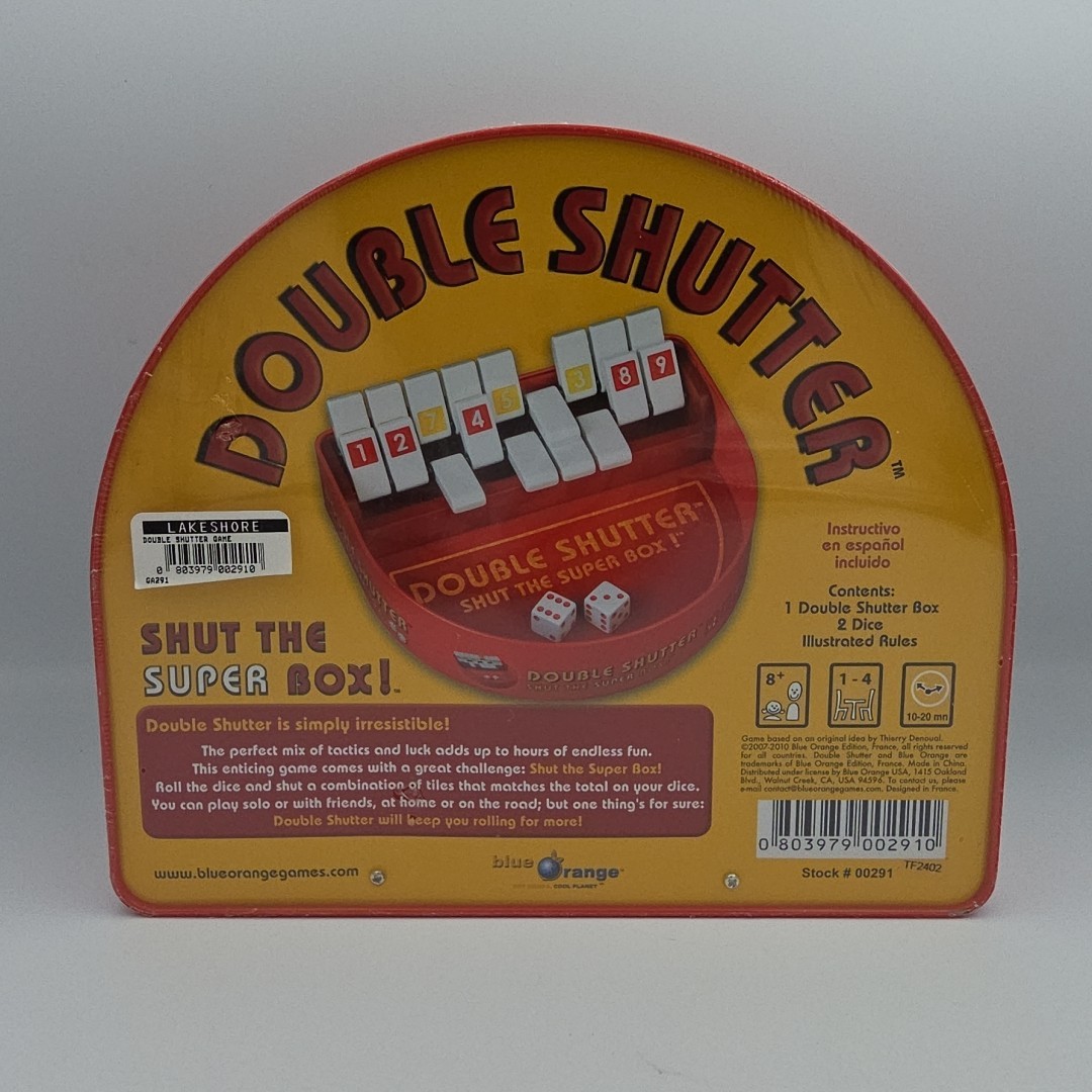 Double Shutter – Shut the Super Box! by Blue Orange Games (Ages 8+, 1-4 Players)