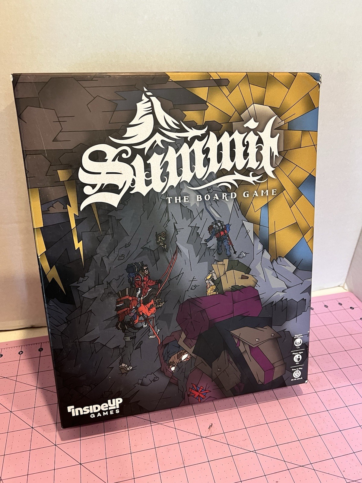 Summit the Board Game by Inside Up Games Mountaineering Game BRAND NEW OPEN BOX