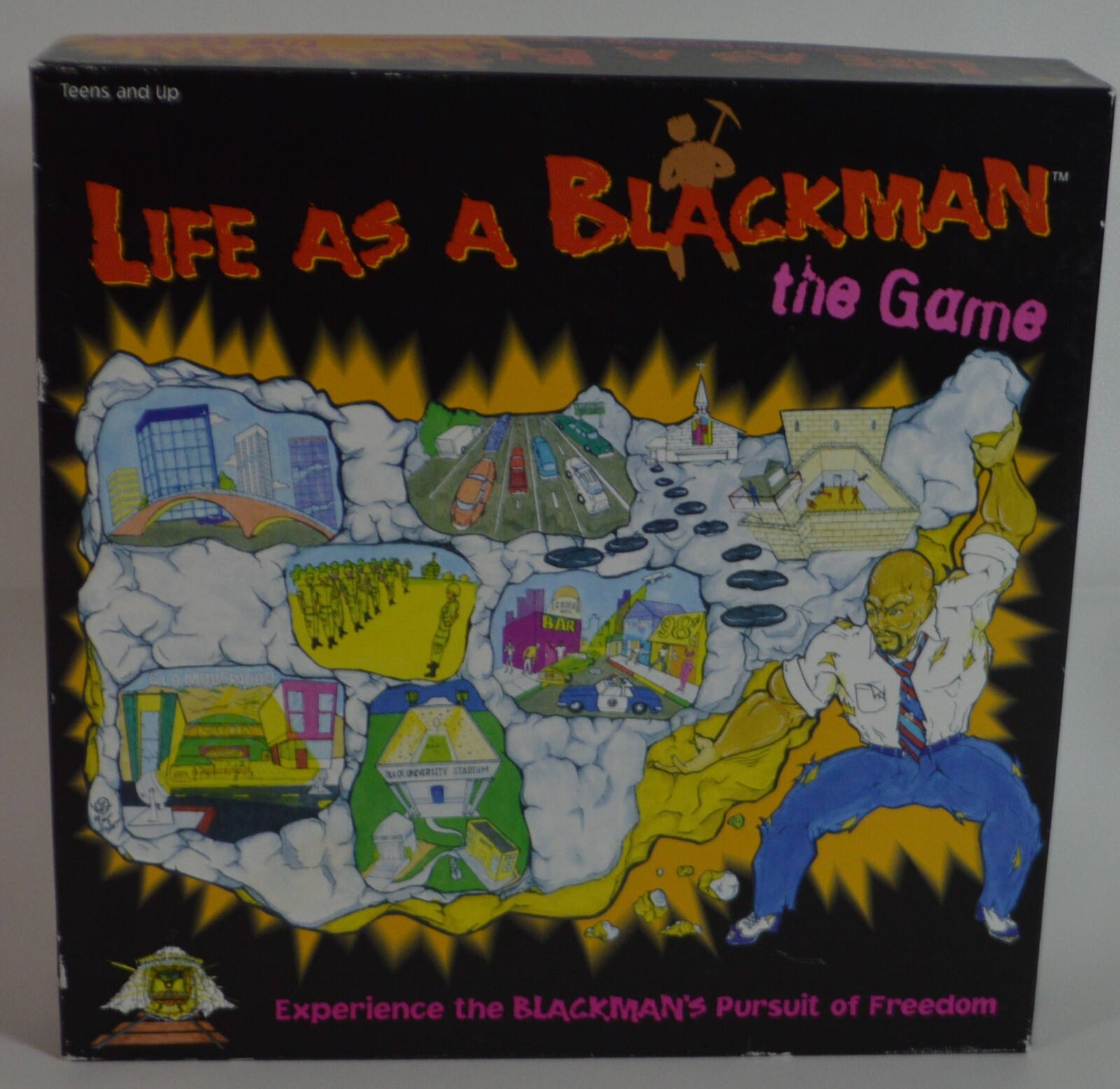 Vintage 1999 Board Game Life As A Blackman Autographed Chuck Sawyer RARE HTF