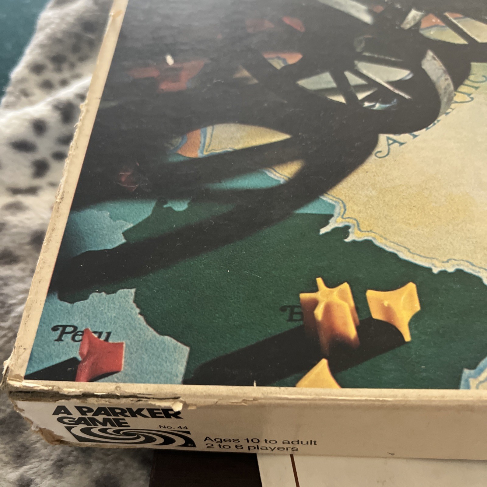 Vtg 1975 Risk Parker Brothers World Conquest Game Complete 10 to Adult