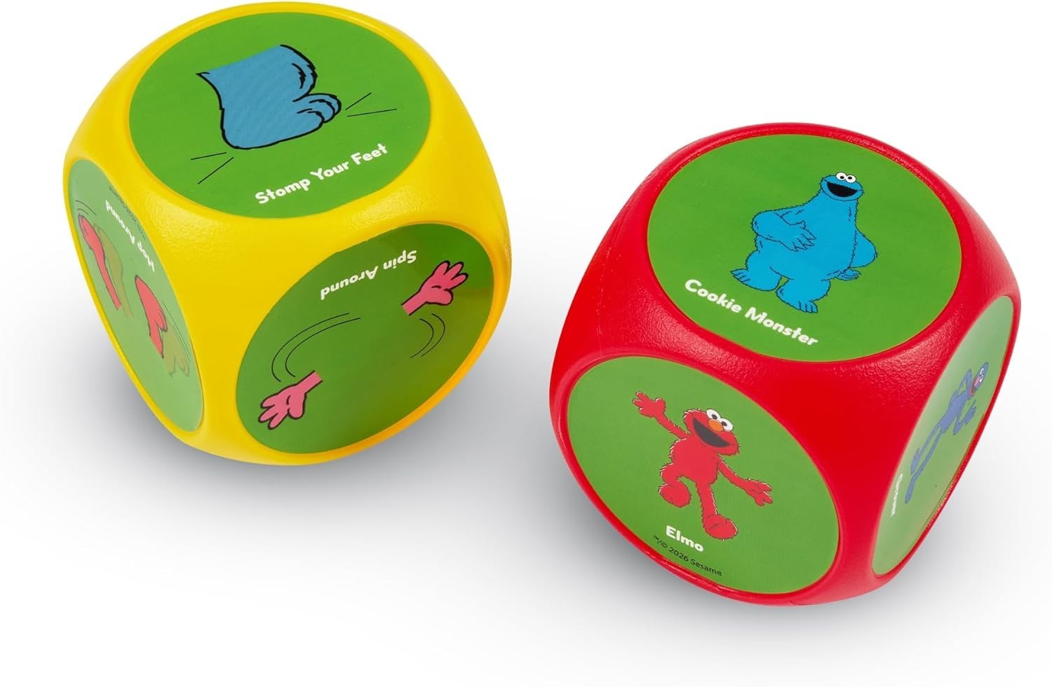 Sesame Street Dice Imagination Act Out the Action Game | Family Game Night fo…