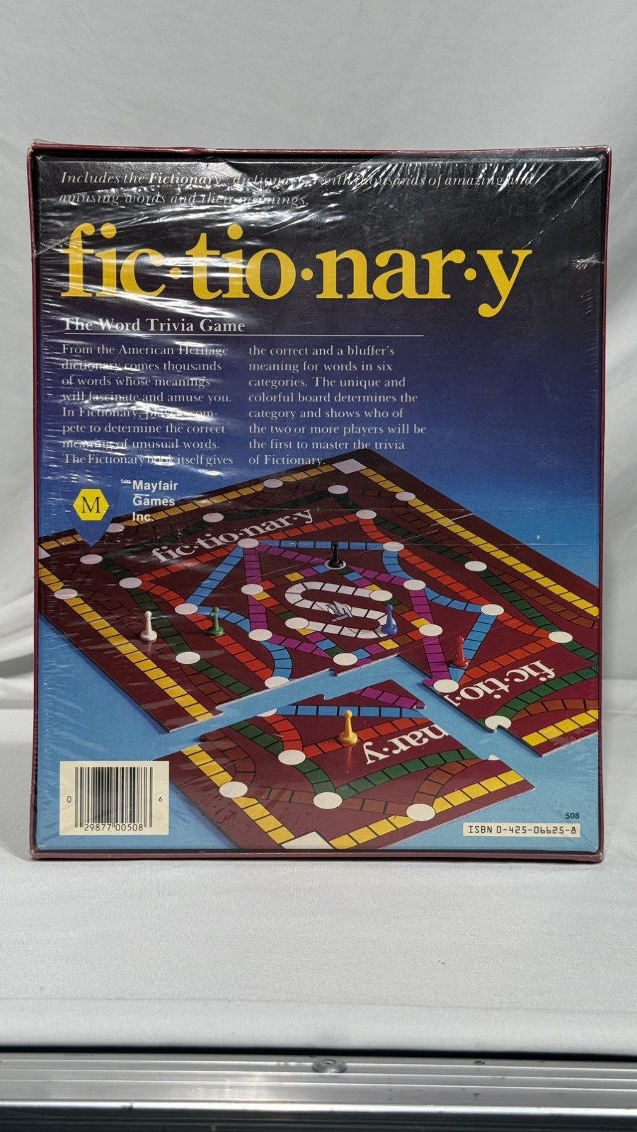 Fictionary 1984 Mayfair Games Board Game New Sealed Vintage Fic•tio•nar•y