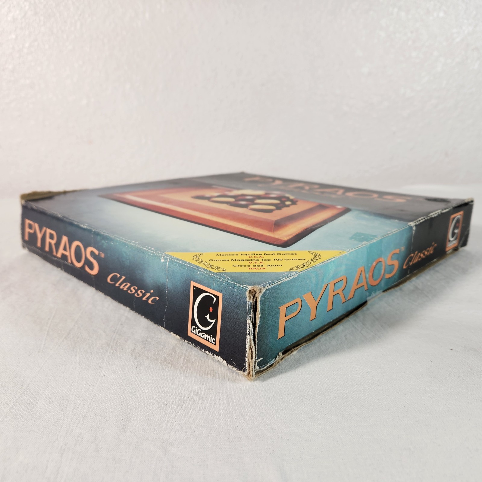 Pyraos Classic Board Game 100% Complete Award Winning EUC Fast Ship
