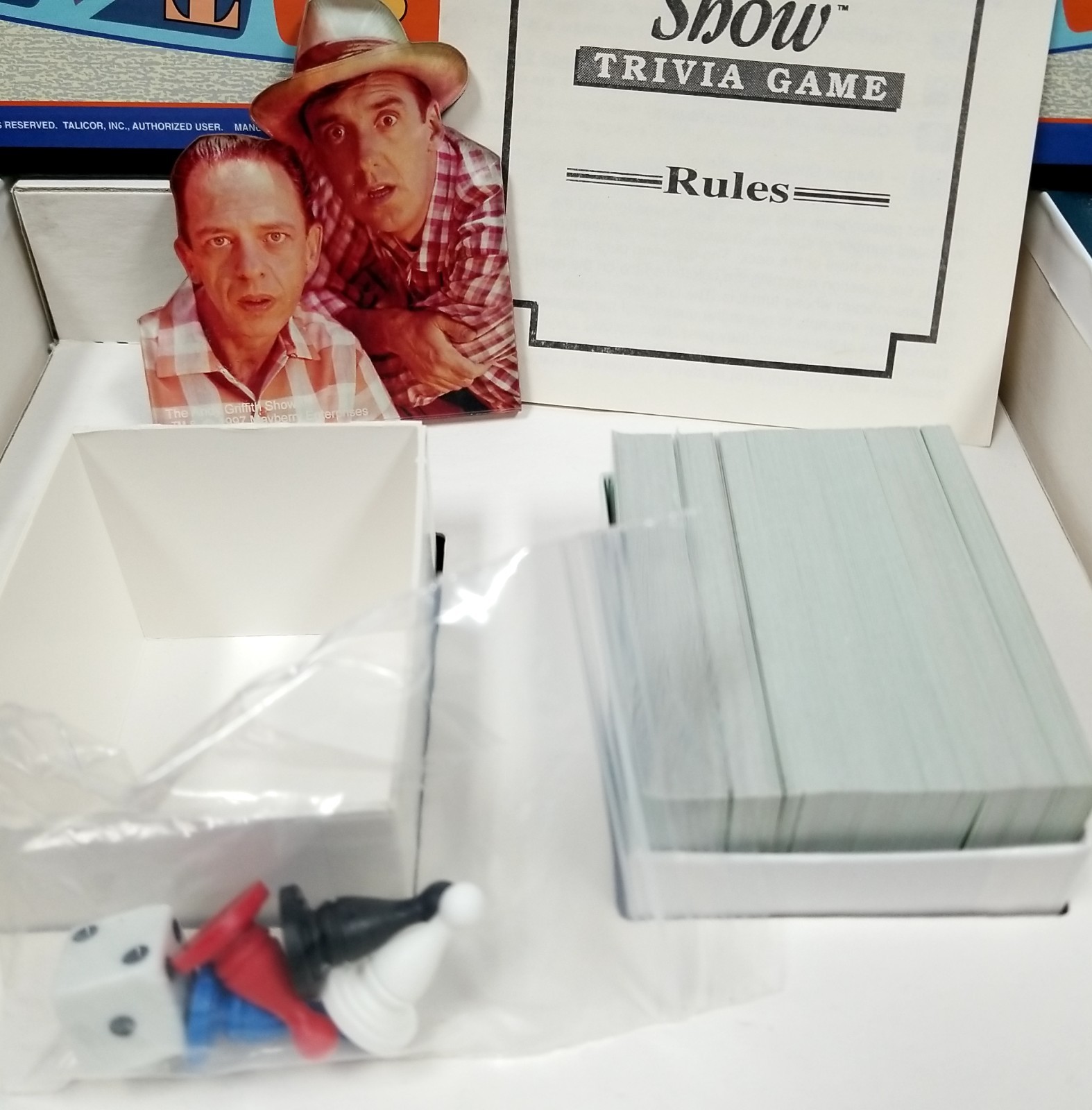 Andy Griffith Show Trivia Game Complete Talicor 1998 Pressman Know The USA 1985
