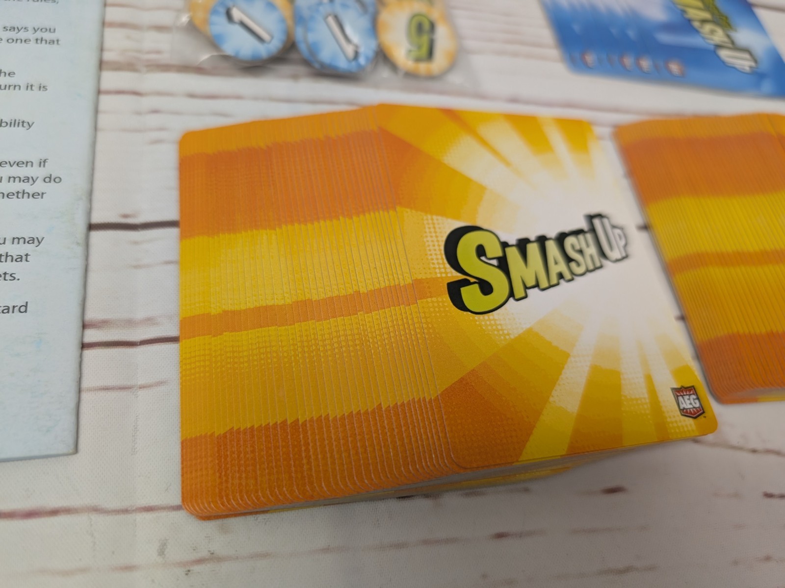 Smash Up Awesome Level 9000 Expansion Board Card Game AEG *No Box