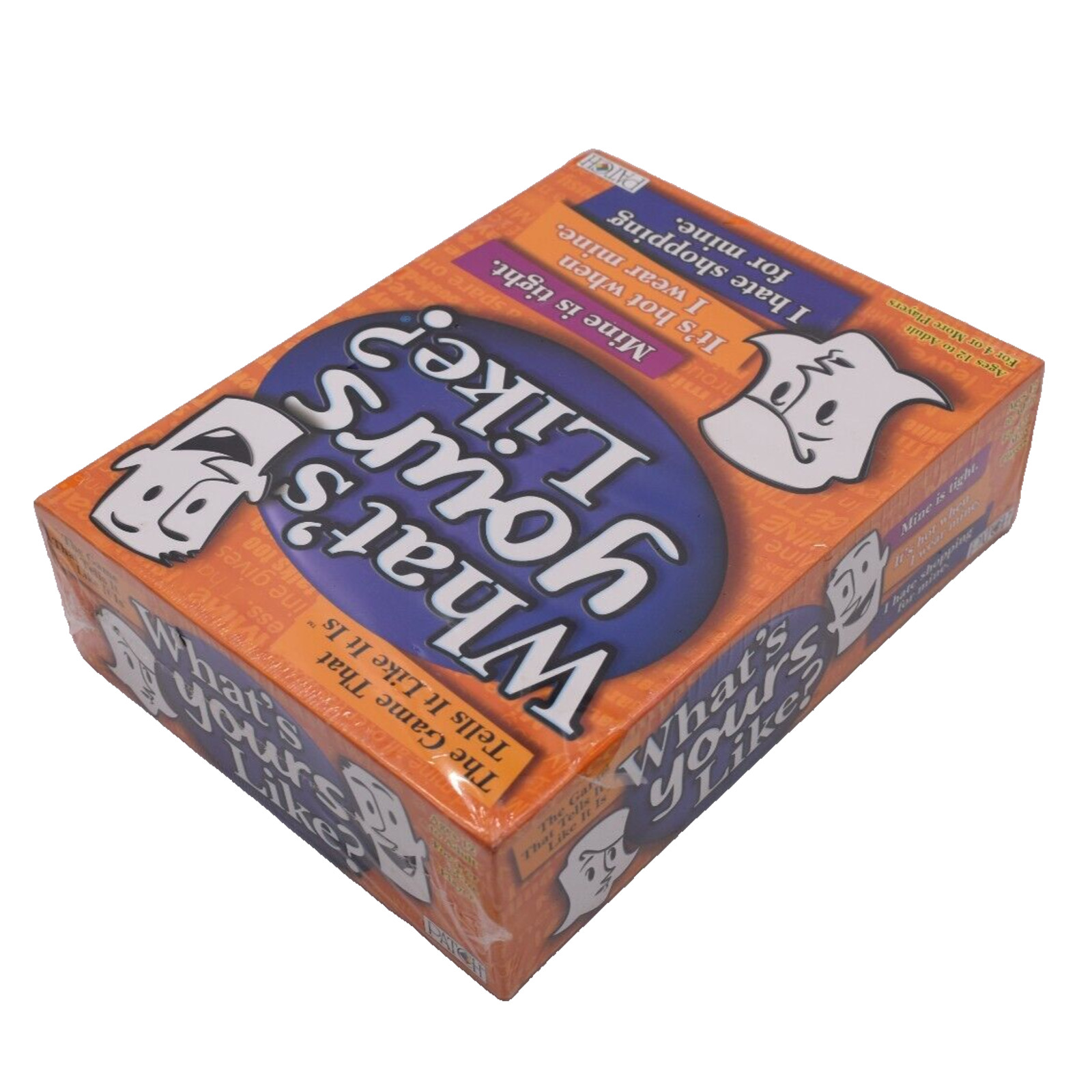 What’s Yours Like? – The Party Game That Tells It Like It Is! SEALED