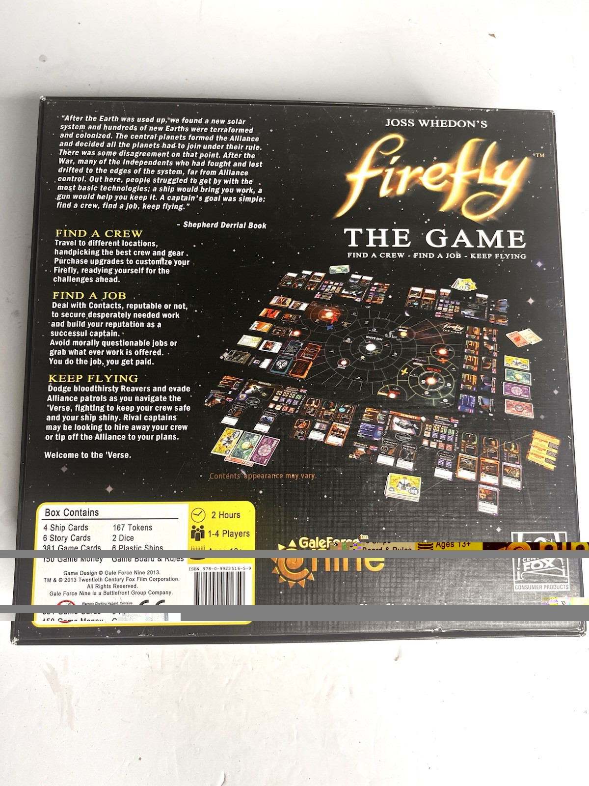 Gale Force Nine FIRE001-US Complete Game NEW