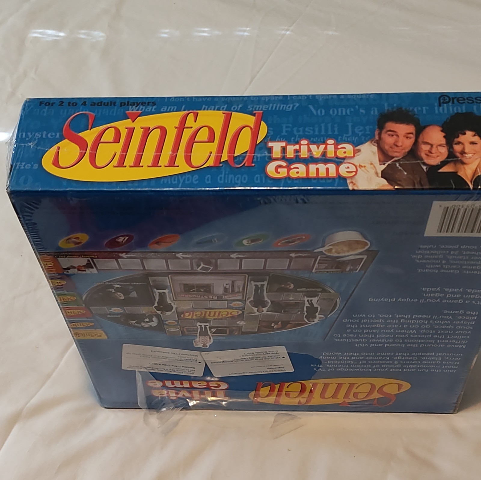 Pressman Seinfeld Trivia Game Complete w/ Dice Adult 2-4 Players 2009 #5300