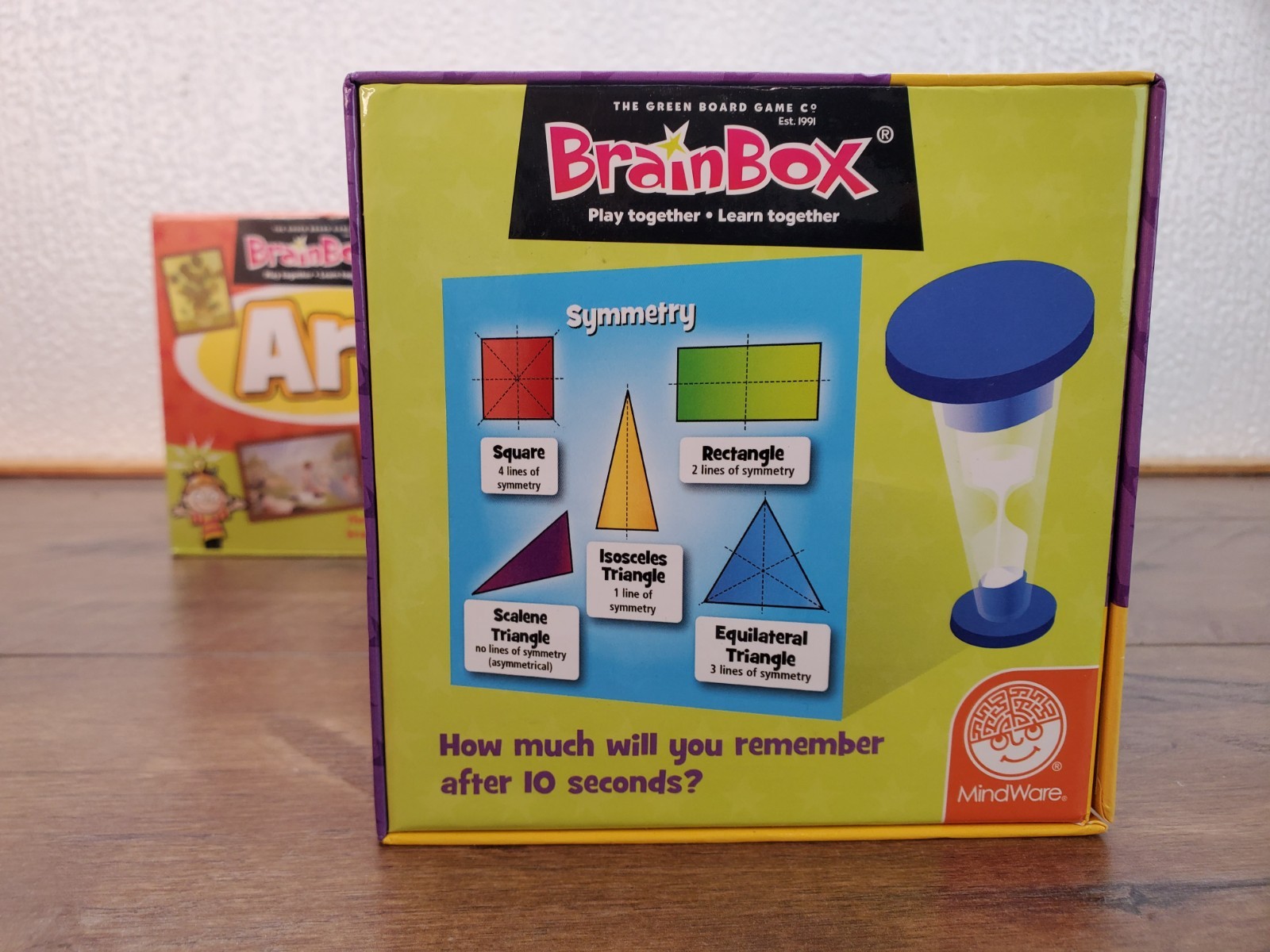 MindWare BrainBox Game Lot Math Art Inventions Educational Trivia Memory Sealed