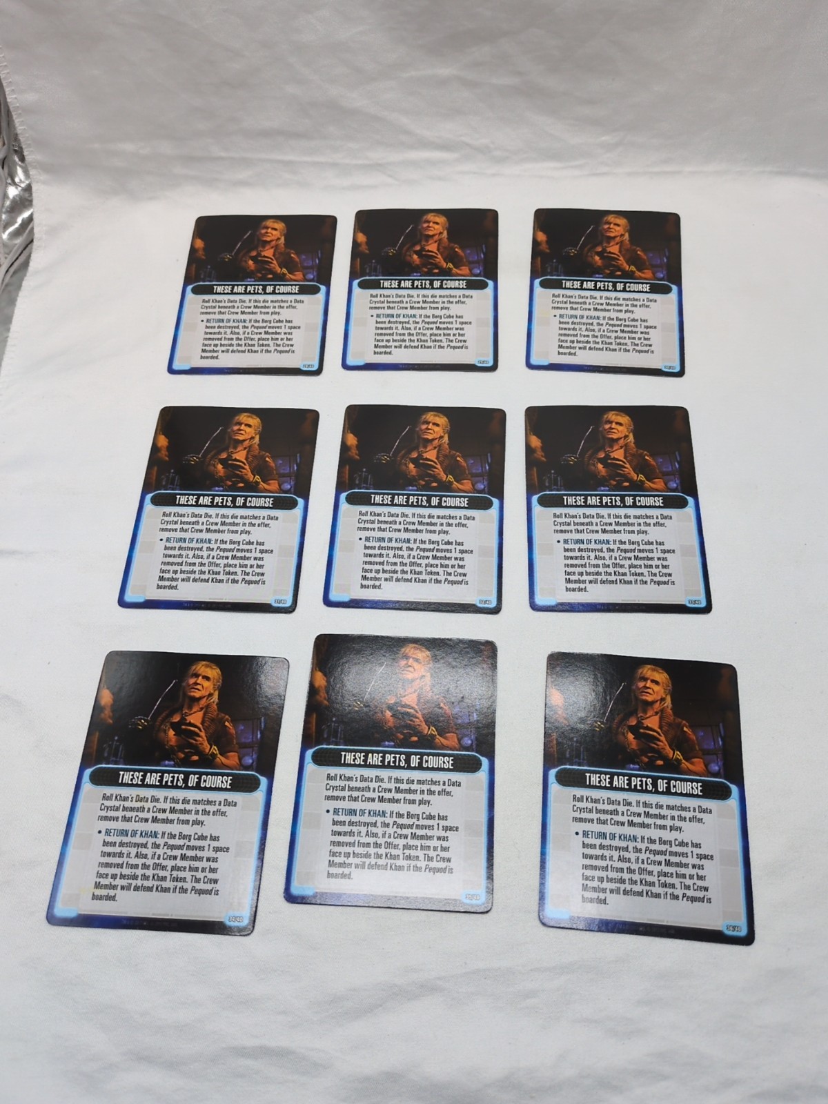 *Heavily Incomplete* Star Wars Frontiers The Return Of Khan Cards + Tokens