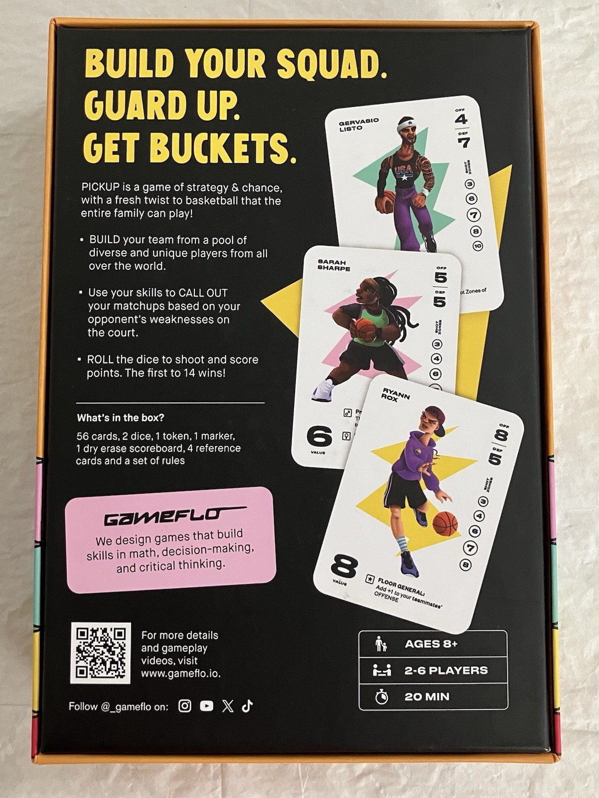 Pickup Basketball Card Game By Gameflo New, Not Shrink Wrapped