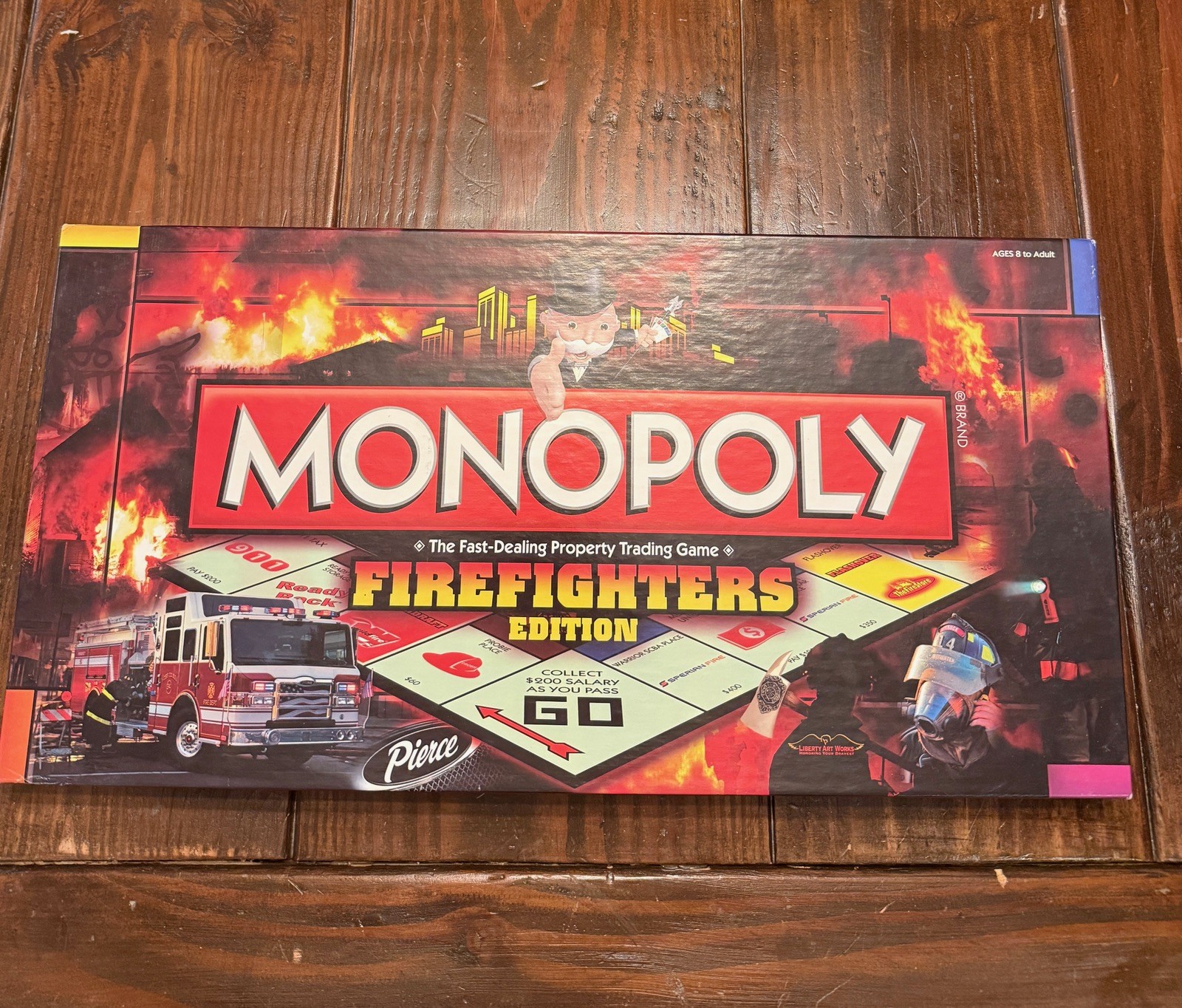 MONOPOLY Firefighters Edition 2009 Complete Board Game usaopoly Hasbro
