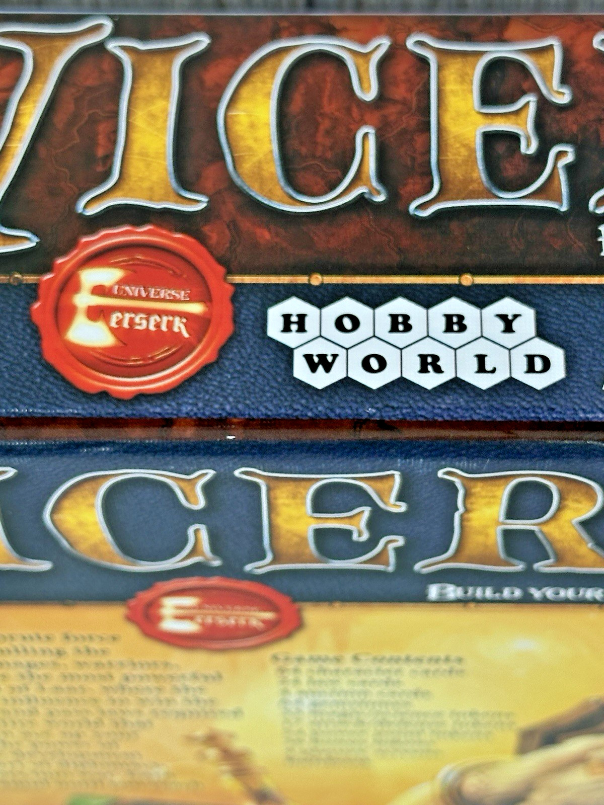Viceroy Board Game Hobby World Unpunched Cards Sealed Cards Strategy COMPLETE