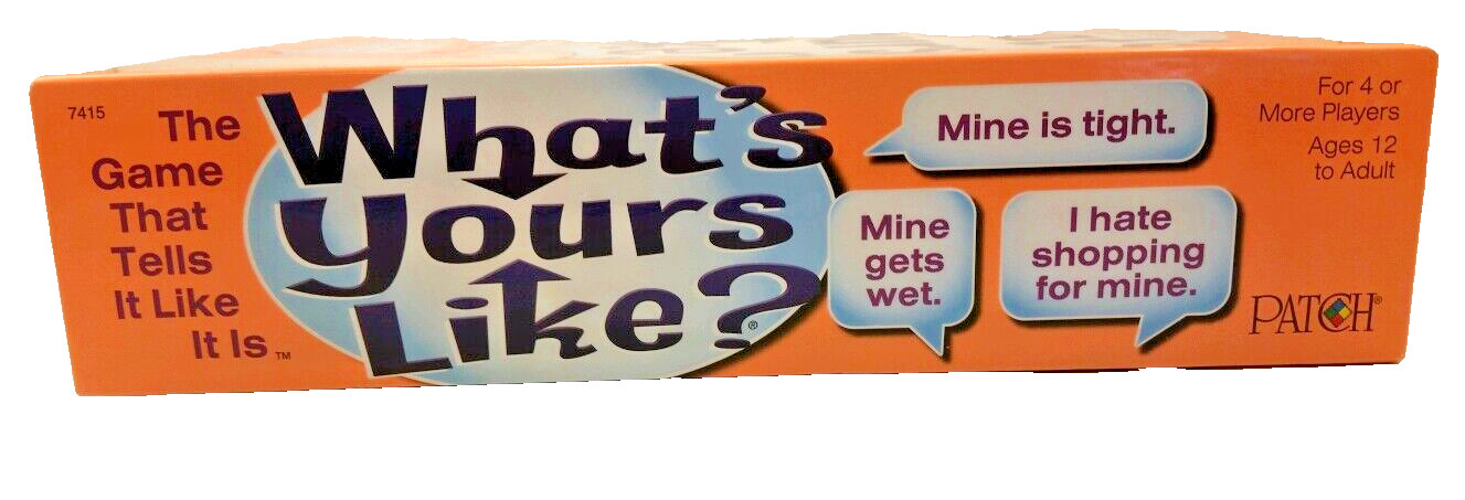 What’s Yours Like? Patch Products Family Party Game Complete Ages 12+