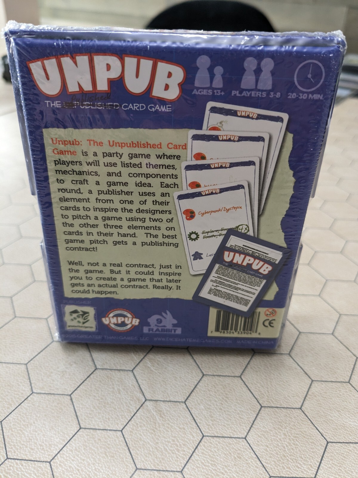 UNPUB The Unpublished Card Game Dice hate me board games (2015) NEW &SEALED