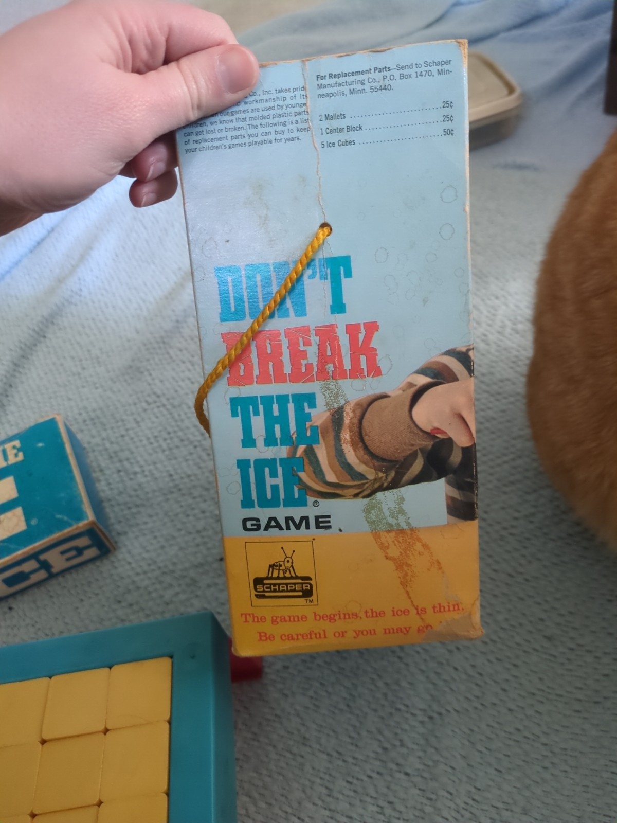 Vintage 1970 Don’t Break the Ice Game Missing Mallets