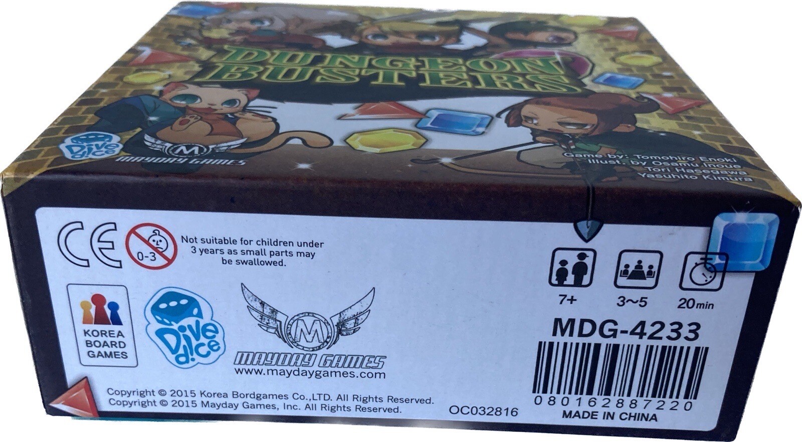 Dungeon Busters Card Game Mayday Games Fantasy Board Kids Teen Brand New OpenBox