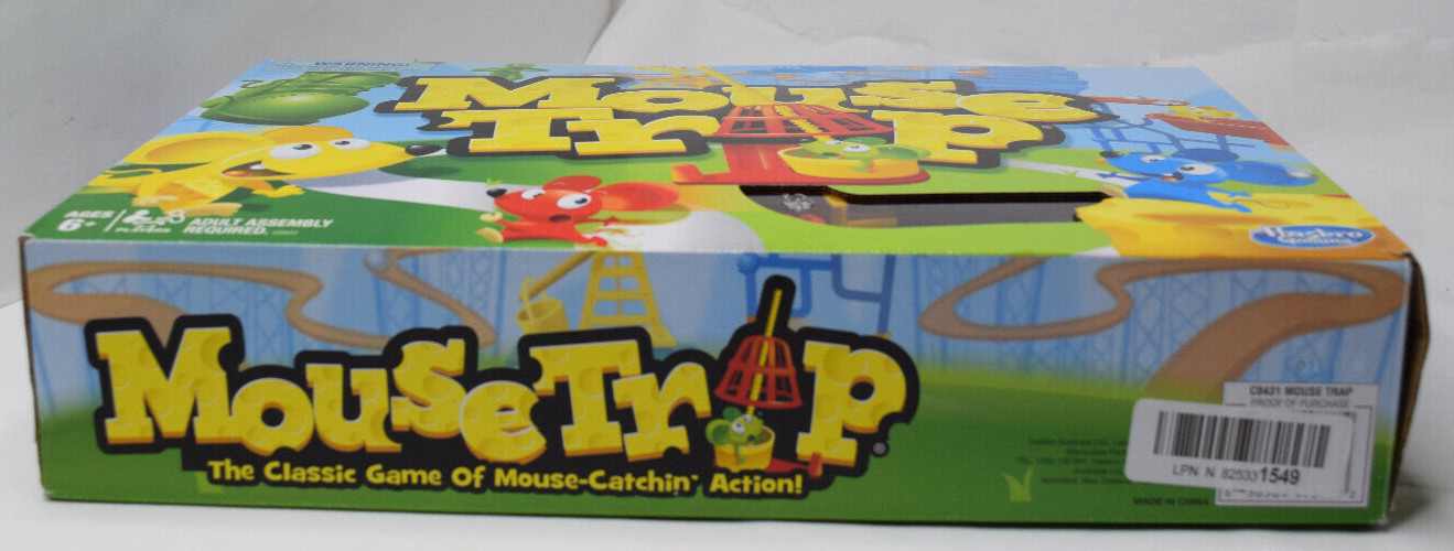 2005 Mouse Trap Board Game by Milton Bradley Complete Open box