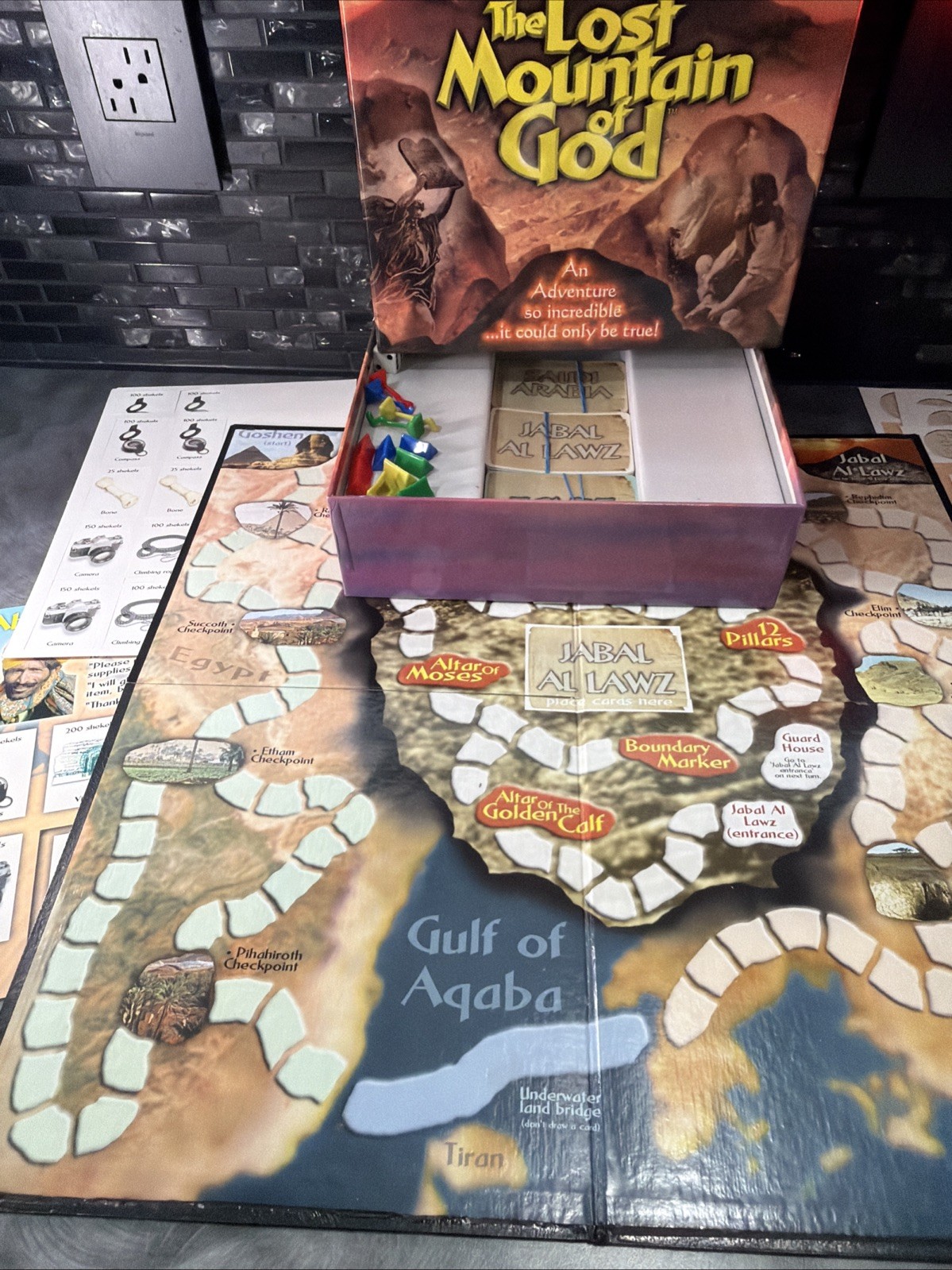 The Lost Mountain of God Bible Exodus Hebrews Bob Cornuke Family Board Game 7+