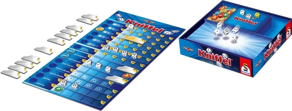 For One Kniffel® 1 Spieler Kniffel für 1 Person Würfelspiel Schmidt Spiele 49432