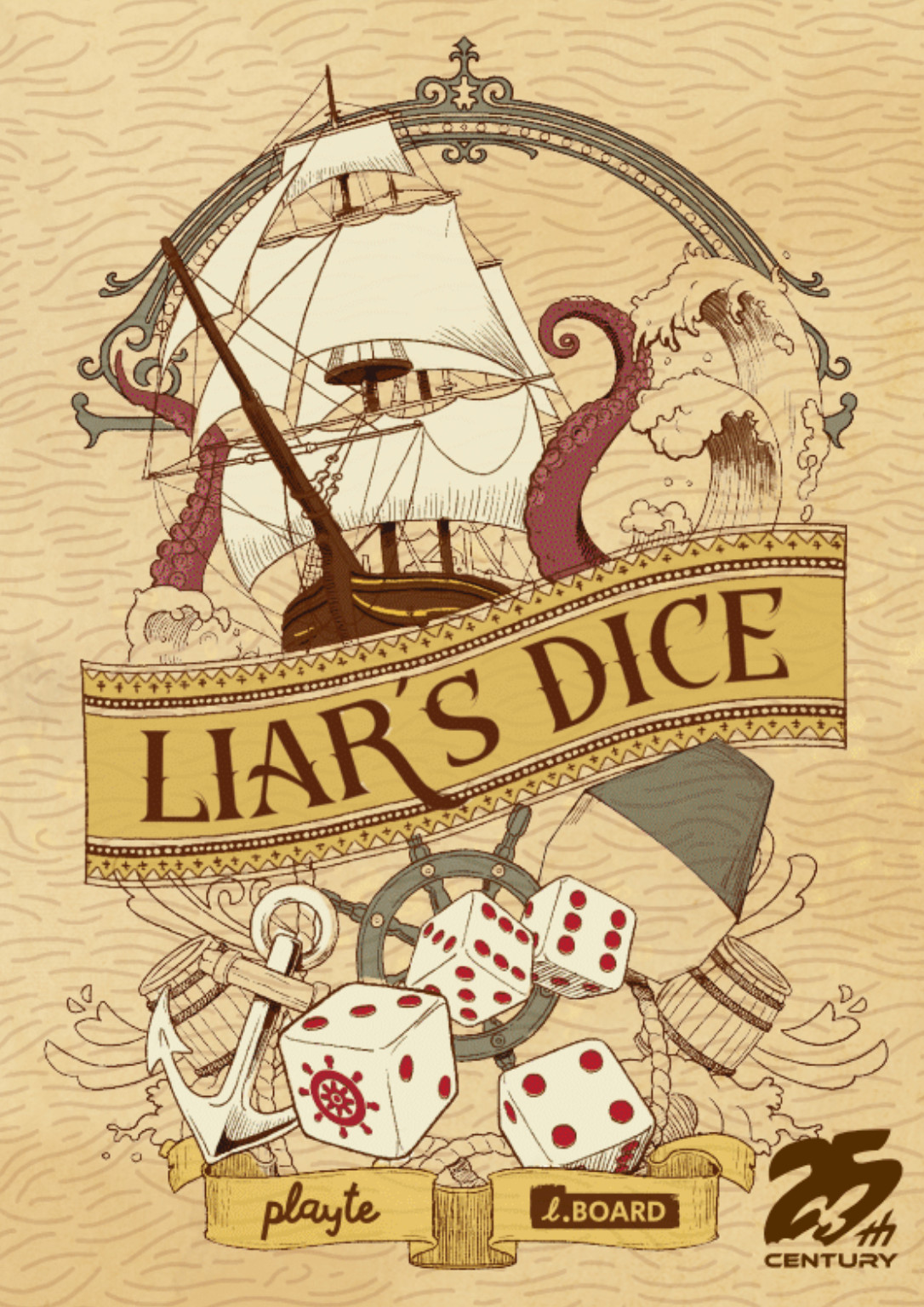 Liar’s Dice, Famous Fast Paced Bluffing Dice Game for 2-6 Players