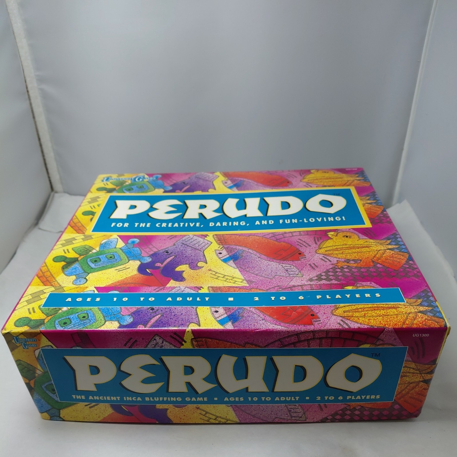 VINTAGE Perudo Liar’s Dice COMPLETE University Games 1994 Cups Classic Game
