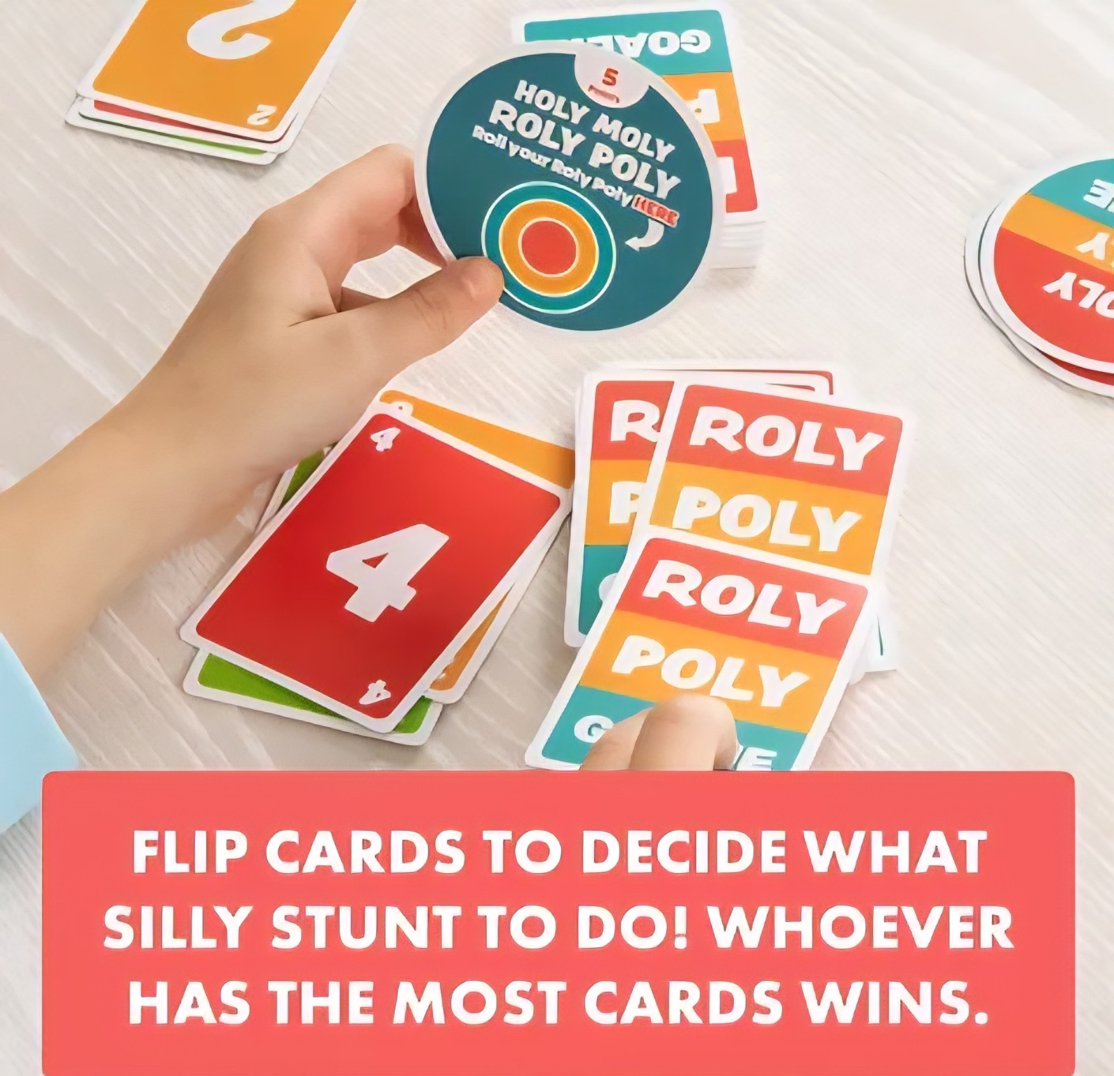 Kitten Games Roly Poly Goalie Board Game Family Bonding Counting Skills New