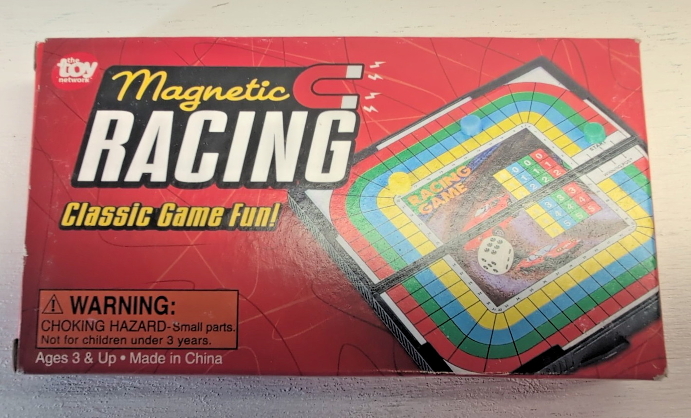 NEW! SET OF 4 TOY NETWORK MAGNETIC TRAVEL GAME SNAKES & LADDERS RACING SPACE