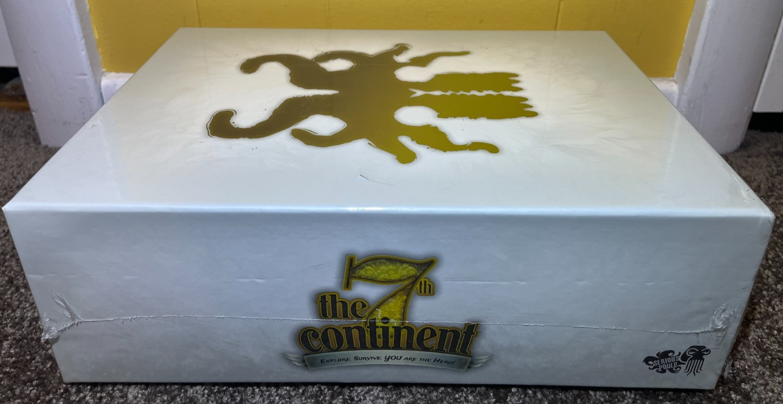 LOT – The 7th Continent board game + What Goes Up expansion NEW, NIS