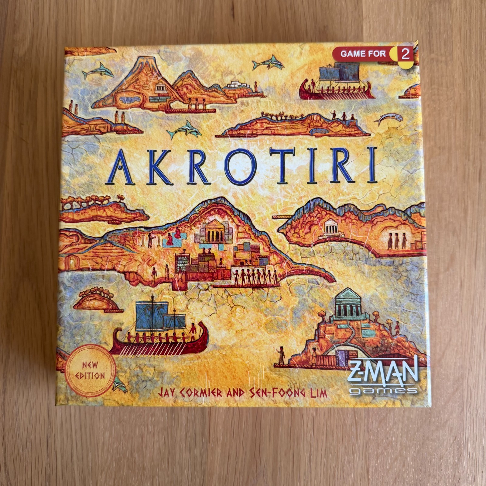 Akrotiri – 2 Player Card/Board Game by Z-Man Games 2016 – 100% Complete