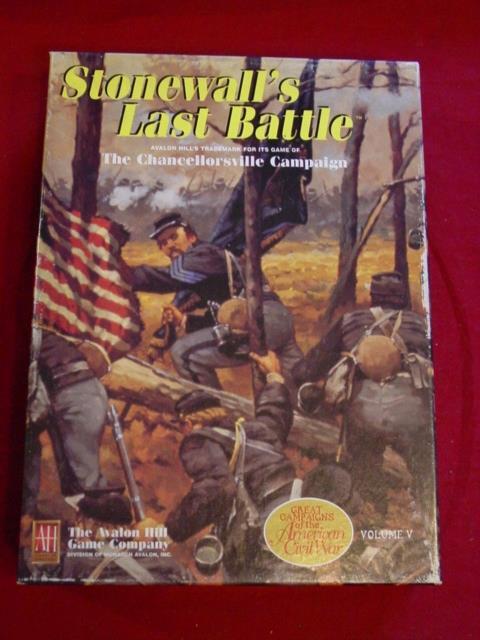 Avalon Hill – Stonewall’s Last Battle – GBACW #5 Chancellorsville Game (UNP) NM