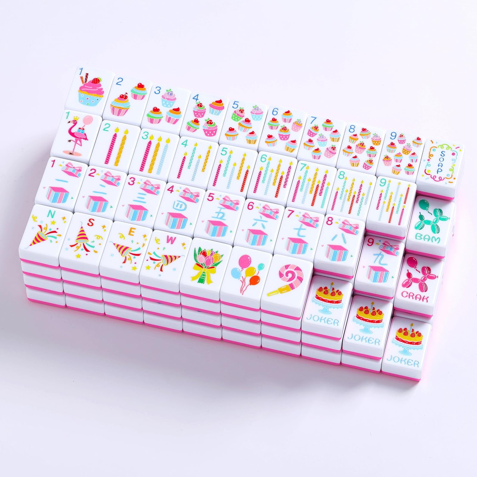 Majolicia American Mahjong Tile Set, 160 Engraved Tiles with Accessories and …