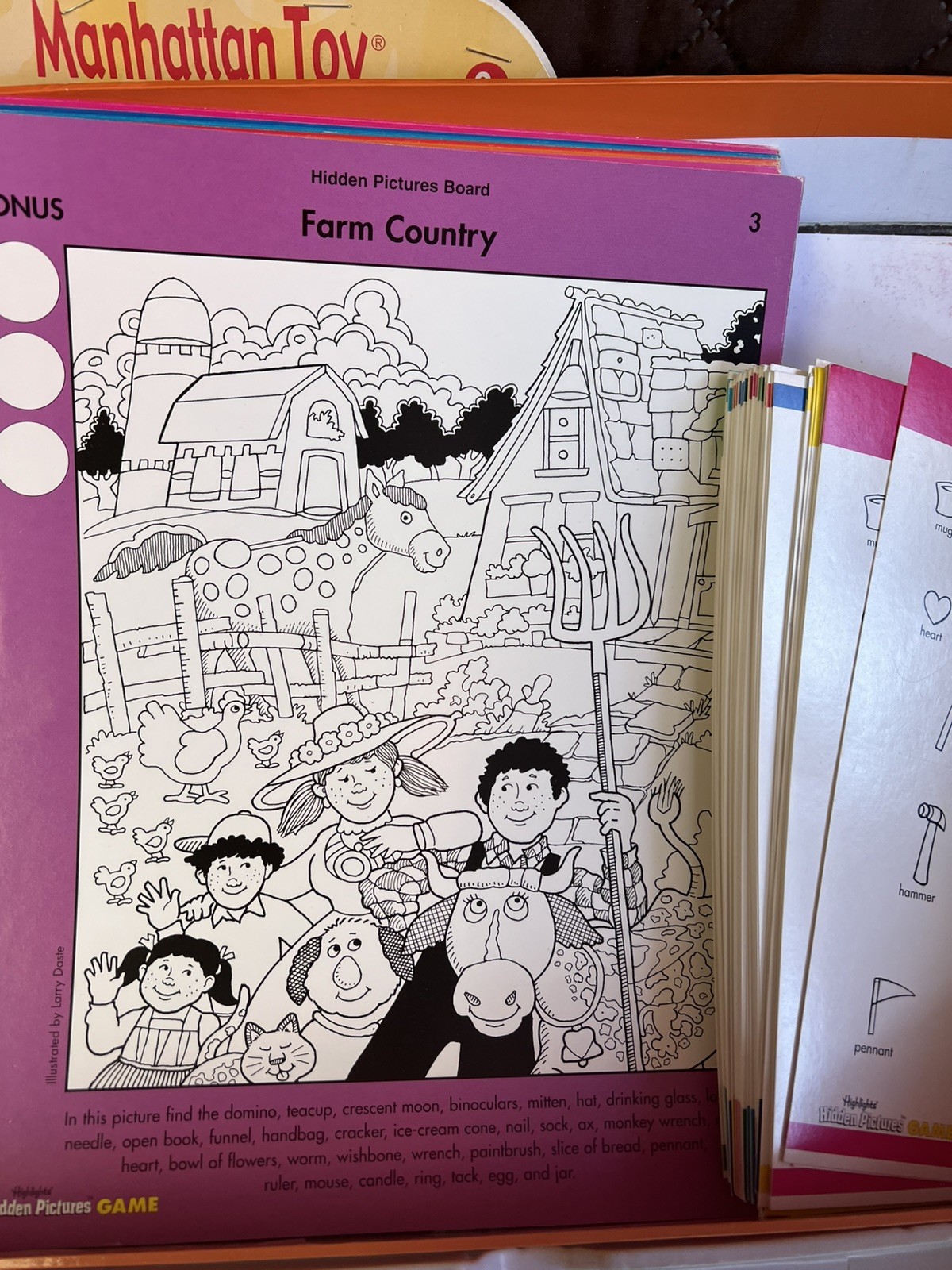 Highlights Hidden Pictures Family Childrens Board Game Almost Complete