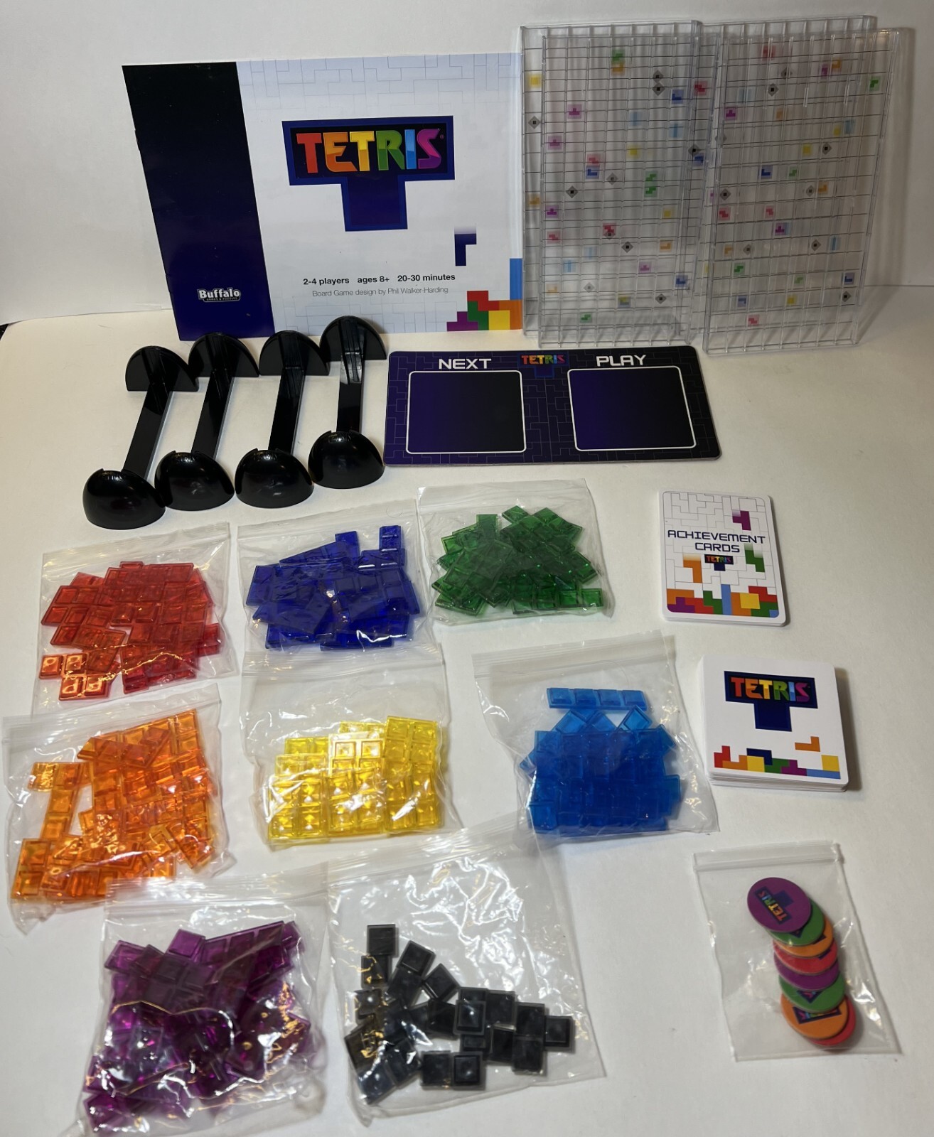 TETRIS Head To Head Strategy Board Game Buffalo Games 2-4 Players