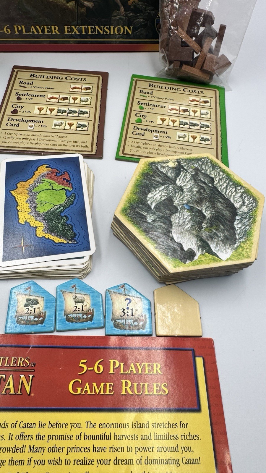 The Settlers of Catan 5-6 Player Extension Mayfair Games #3062 Expansion Sealed
